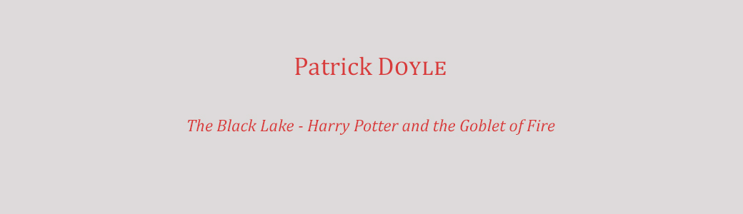 The Black Lake – Patrick DOYLE